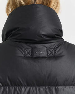Relaxed Down Coat - Black