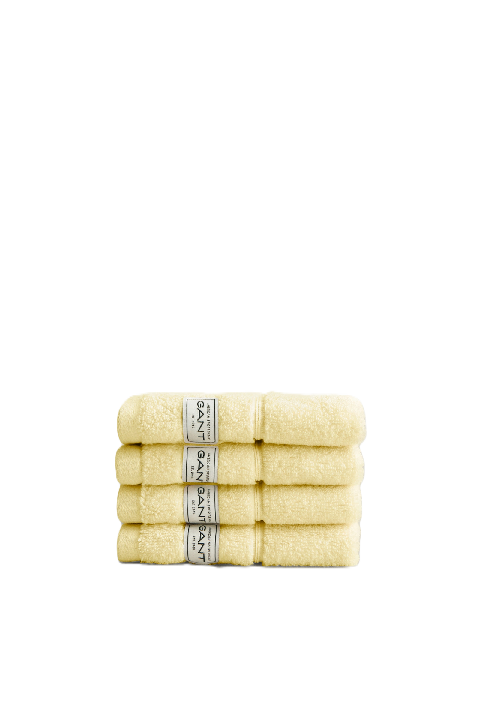 Premium Towel 30X30 4-Pack - Vanilla Yellow