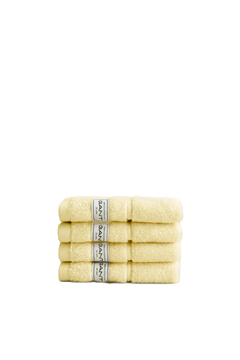 Premium Towel 30X30 4-Pack - Vanilla Yellow