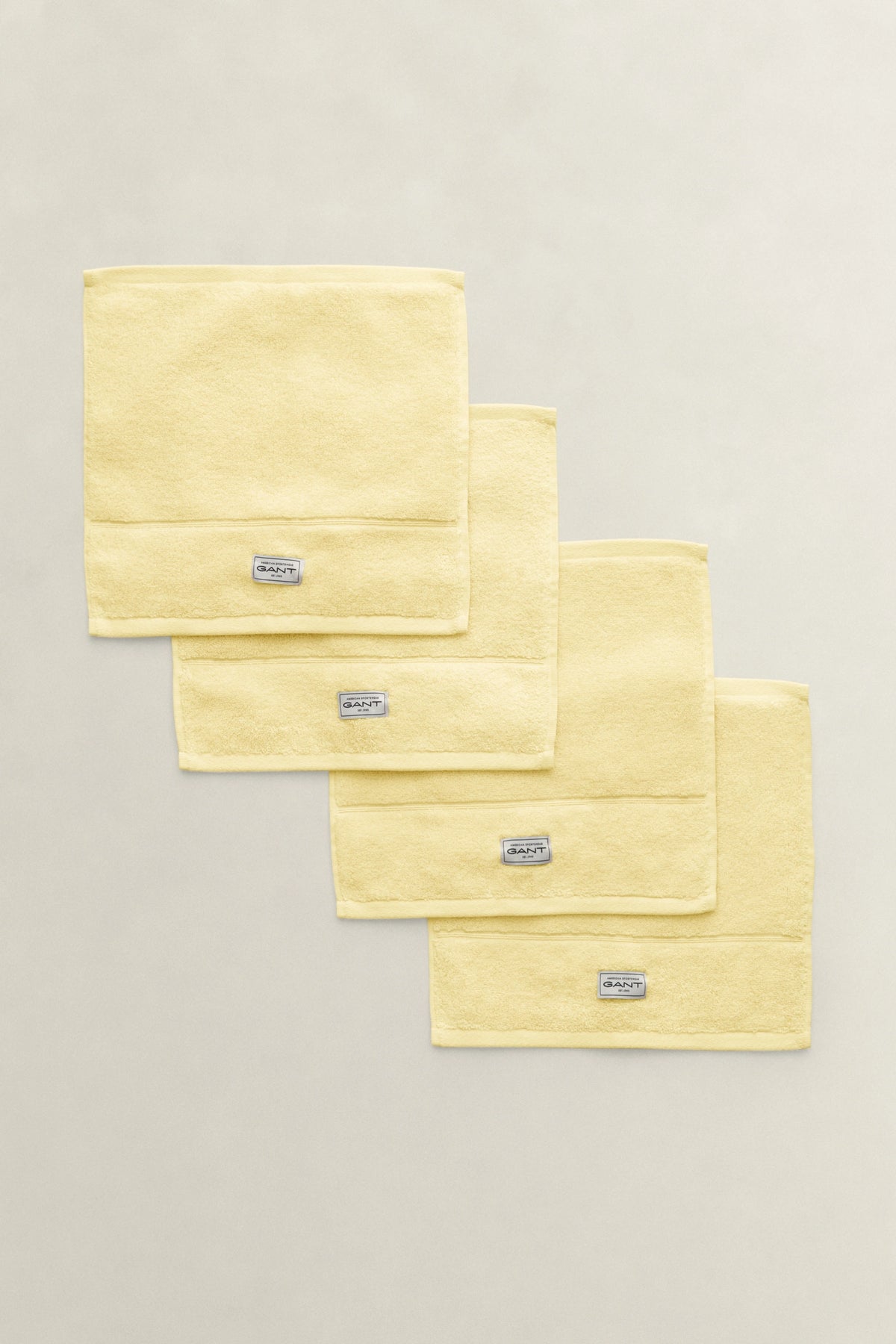 Premium Towel 30X30 4-Pack - Vanilla Yellow