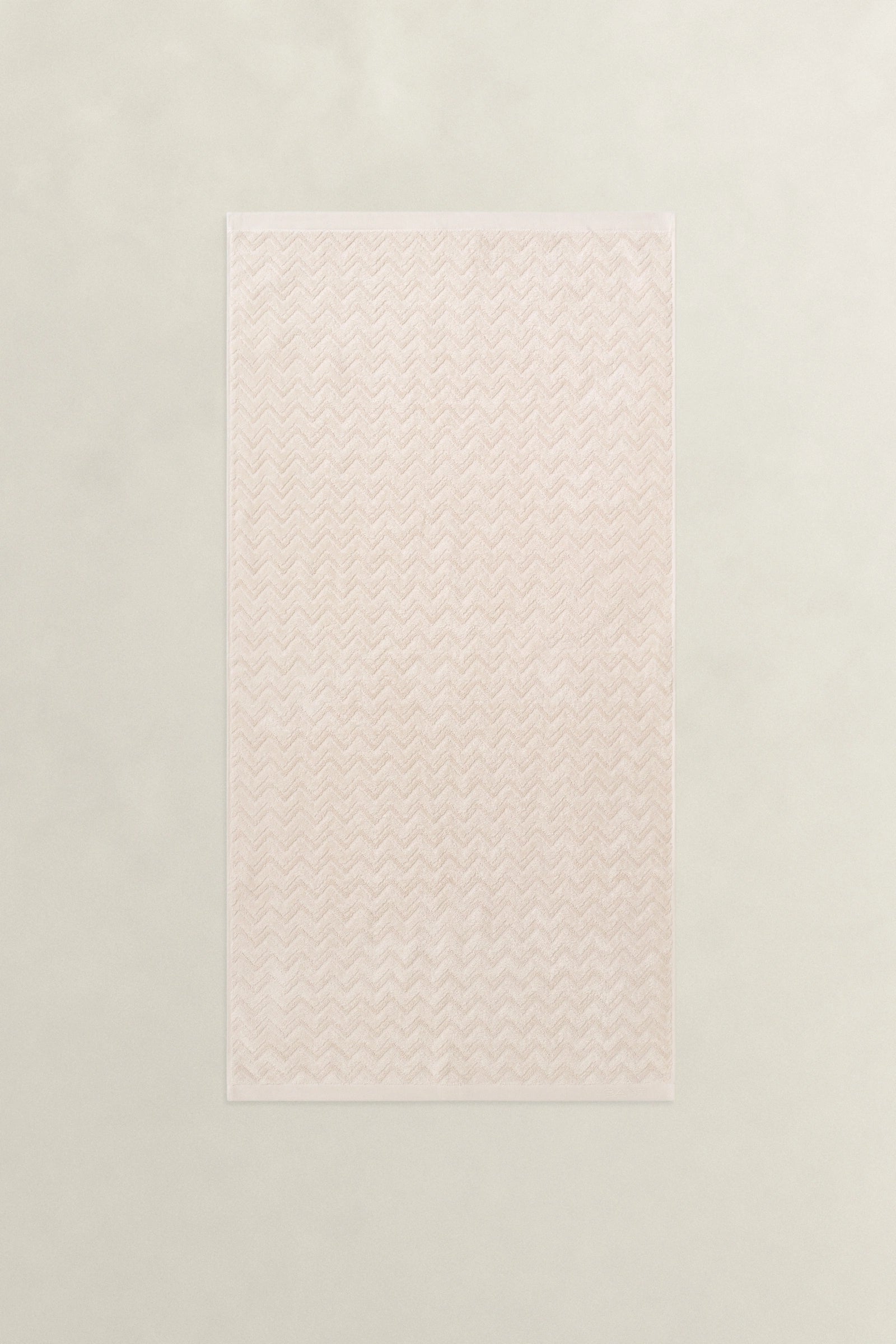 Jacquard Herringbone Towel 70X140 - Faded Beige