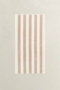 Stripe Towel 70X140 - Silver Sand