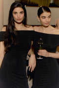 Off-Shoulder Dress - Black
