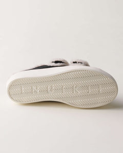 Shearling Low Velcro - Black