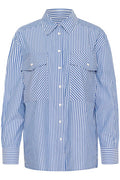 ParinazPW SH - Amparo Blue Stripe