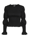 Yaschemma Ls Smock Top - Black