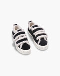 Shearling Low Velcro - Black
