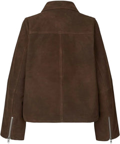 Nima Suede Jacket - Seal Brown