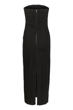 TubinaGZ Long Dress - Dark Black Wash