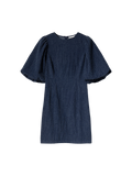N-Michaela Dress - Dark Blue Wash