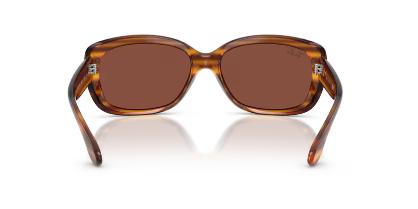 Jackie Ohh - Striped Red Havana - Red