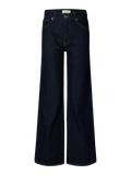 Wide Bea-Kori Hw Jeans - Dark Blue Denim