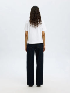 Wide Bea-Kori Hw Jeans - Dark Blue Denim