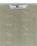 Velour Jacquard Logo Towel 70X130 - Vintage Green