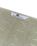 Velour Jacquard Logo Towel 50X70 - Vintage Green