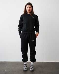 Organic Fitted Crewneck - Black