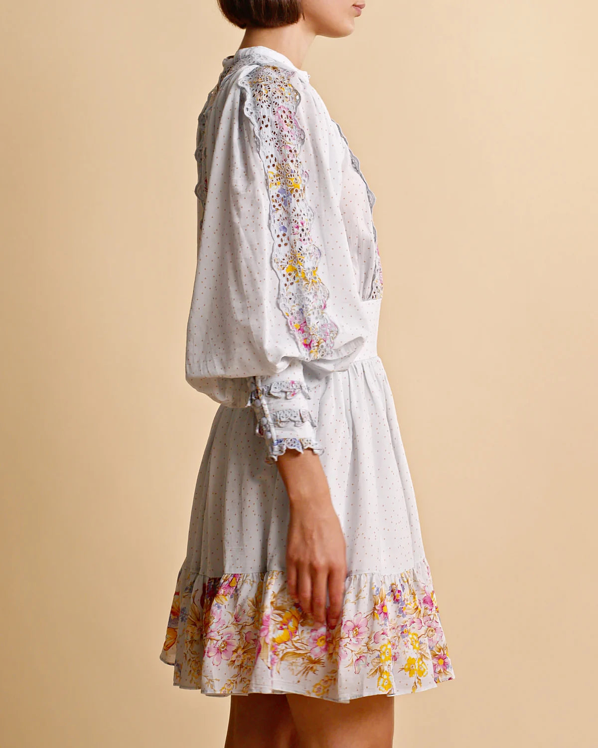 Cotton Slub Mini Dress Blossom main image 1