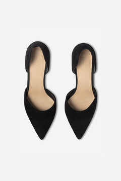 Java Pumps - Black Suede