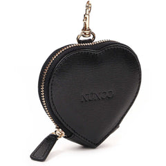 Heart Coin Pocket Florence - Black W. Gold