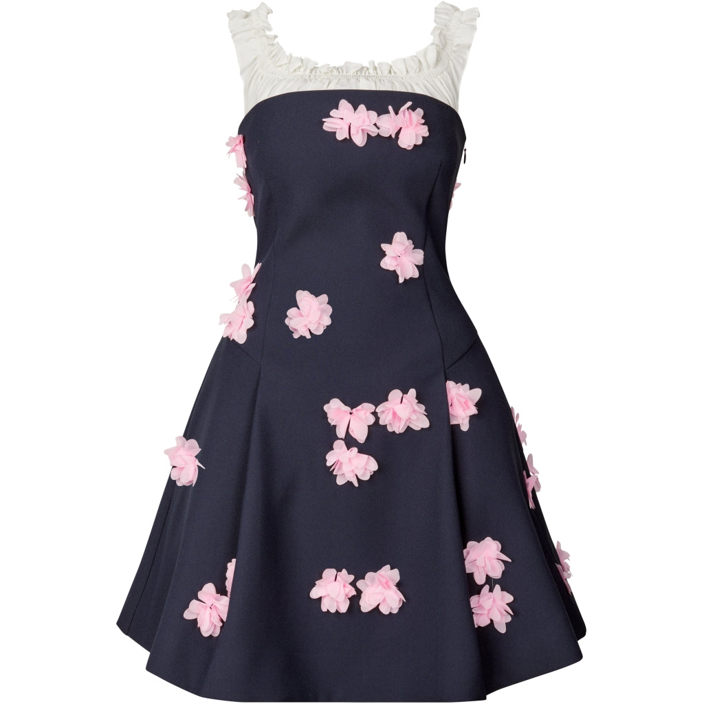 Off Shoulders Short Dress - Pink Petunia