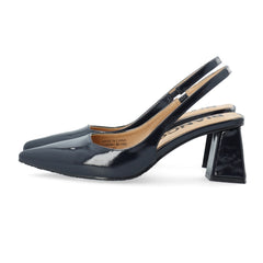 Biamaralyn Slingback Patent - Navy