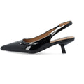 Biakristin Kitten Heel Slingback Patent - Black