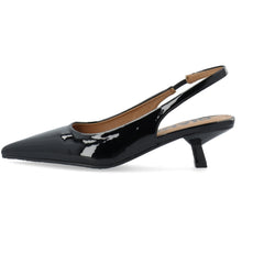 Biakristin Kitten Heel Slingback Patent - Black