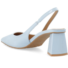 Biamaralyn Slingback Patent - Sky Blue
