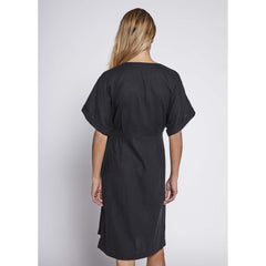Esi Wrap Dress - Black