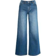 Irina Wide Leg - Medium Wash Blue Denim