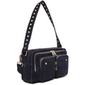Ellie Suede - Navy W. Gold
