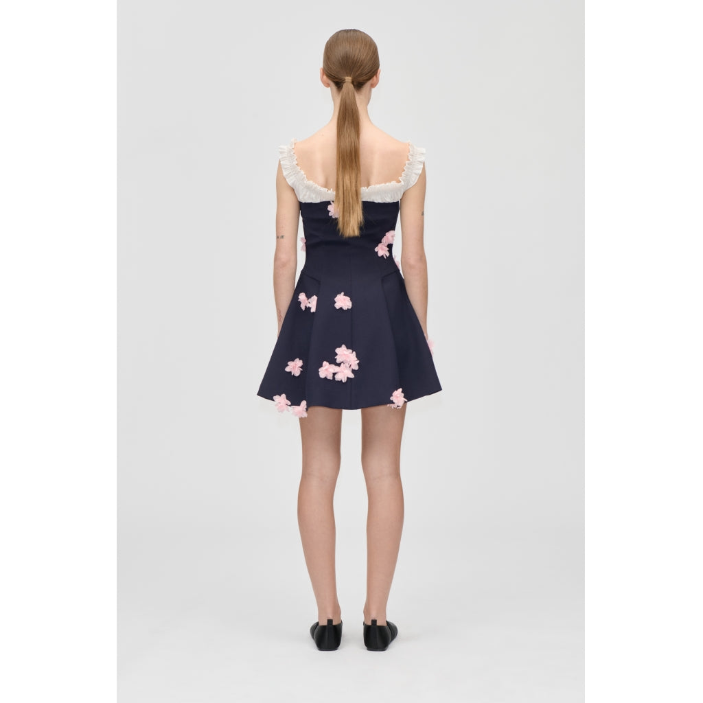 Off Shoulders Short Dress - Pink Petunia