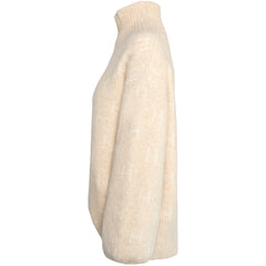 Fam Short Sweater - Light Beige Melange
