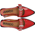 Biavictoria Single Buckle Slingback Leather - Red Nappalak