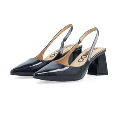 Biamaralyn Slingback Patent - Navy