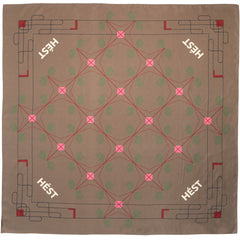 Eliza Silk Scarf Small - Dark Earth