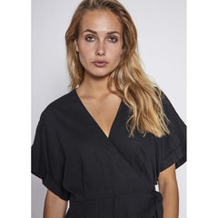 Esi Wrap Dress - Black