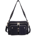 Ellie Suede - Navy W. Gold