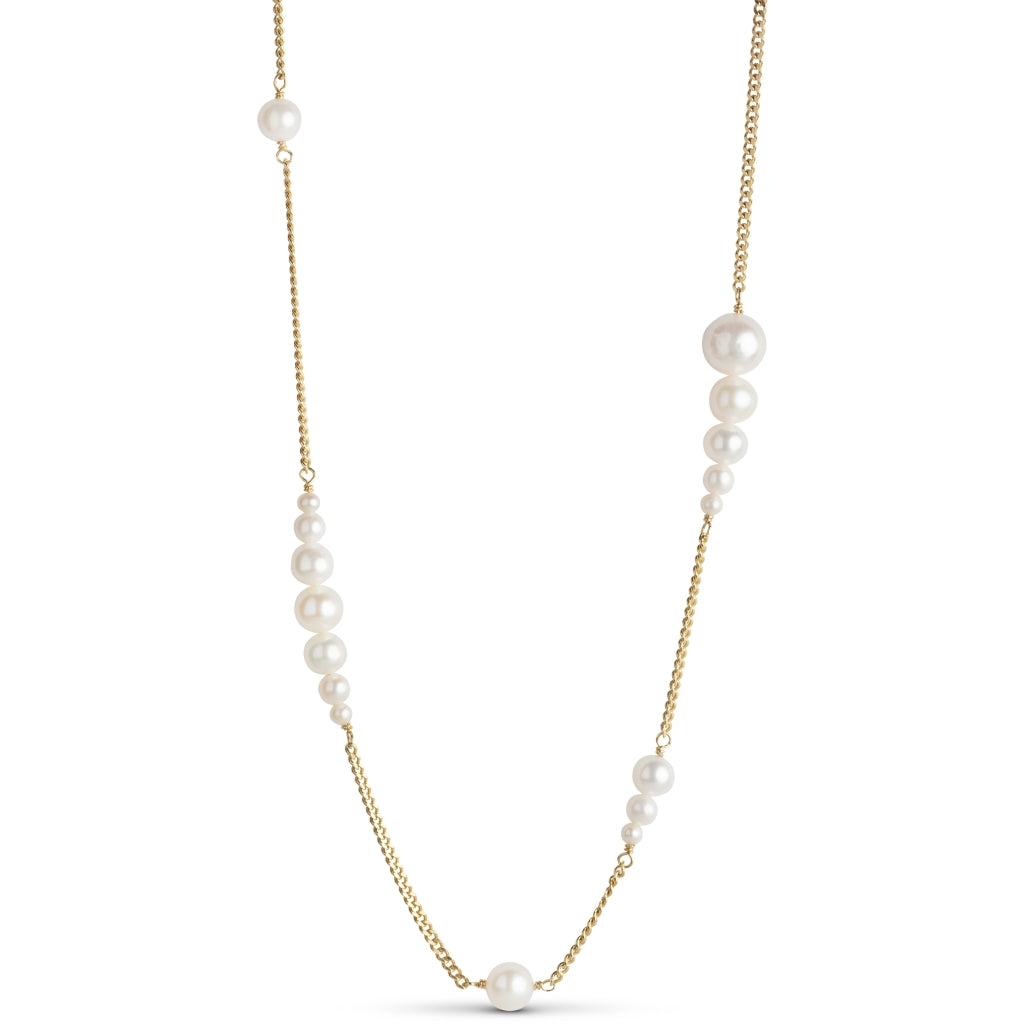 Carmen Necklace - Gold/Pearls