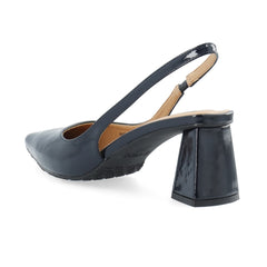 Biamaralyn Slingback Patent - Navy