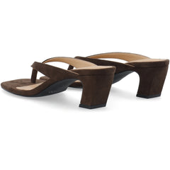 Biaspice Toe Post Faux Suede - Brown