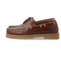 Biacapri Boat Shoe Pull Up Leather - Brown