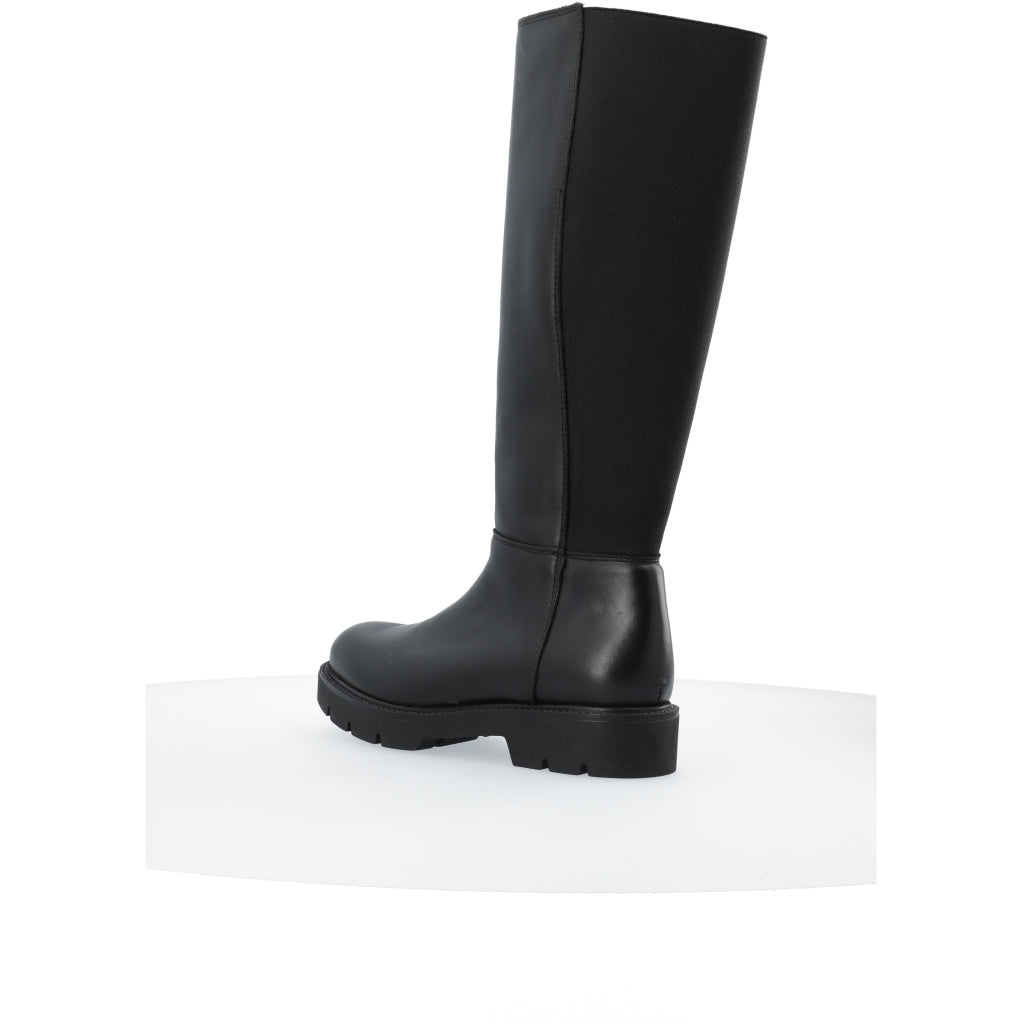 Biaothilia Knee High Elastic Boot - Black