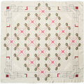 Eliza Silk Scarf Small - Gray Green