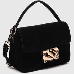 Honey Icon Suede - Black W. Gold