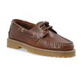 Biacapri Boat Shoe Pull Up Leather - Brown