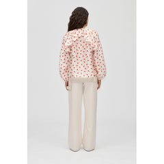 Multi Ruffle Raglan Top - Ditzy Petunia