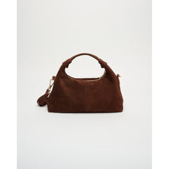 Dandy Fringe Suede - Dark Brown W. Gold
