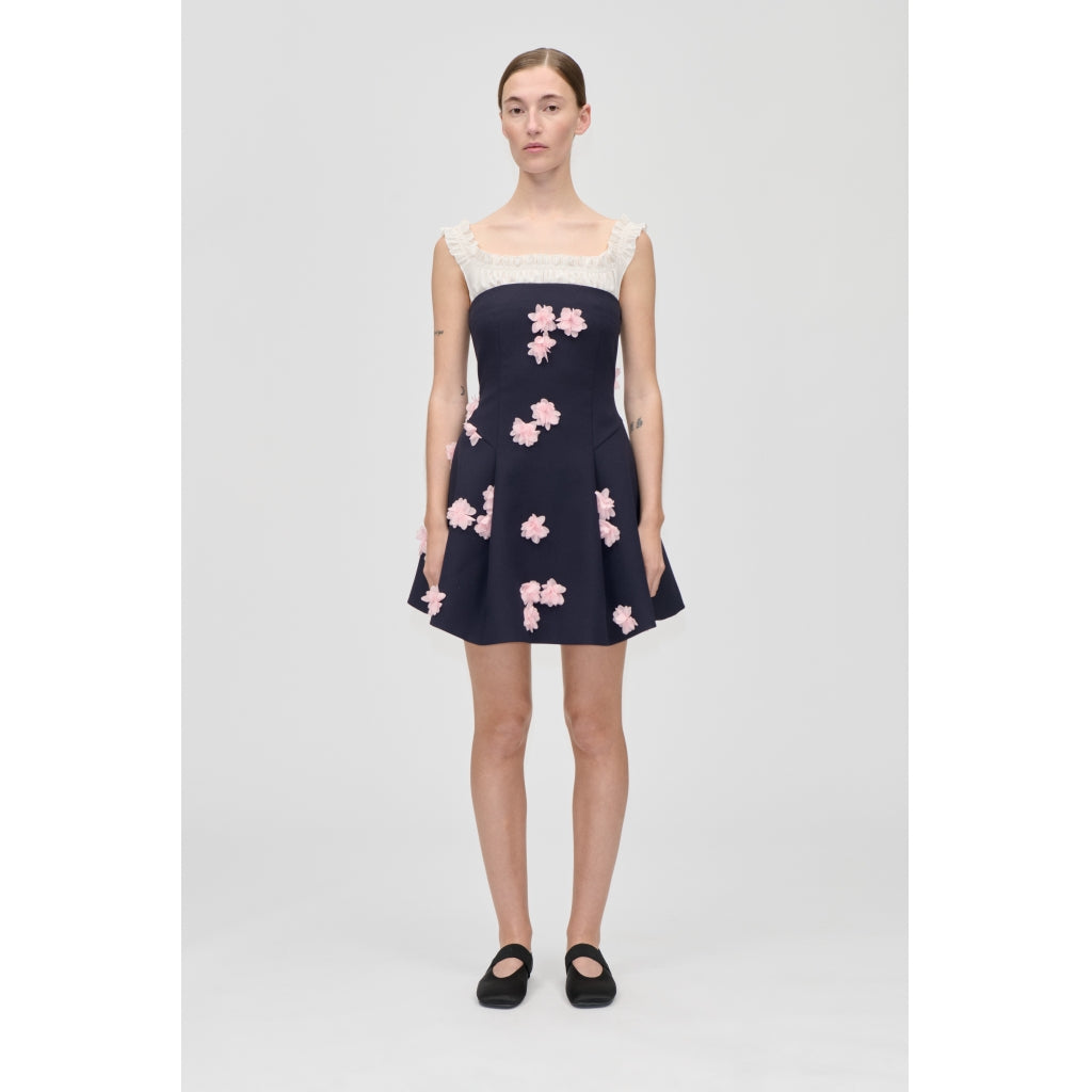 Off Shoulders Short Dress - Pink Petunia