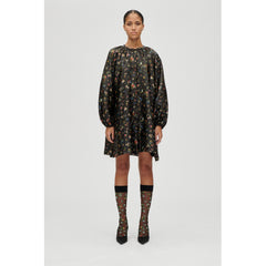Voluminous Bow Dress - Magnolia Garden